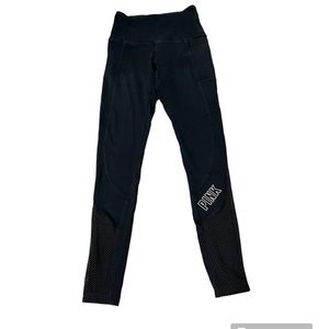 PINK Victoria’s Secret Black Yoga Leggings Size XS